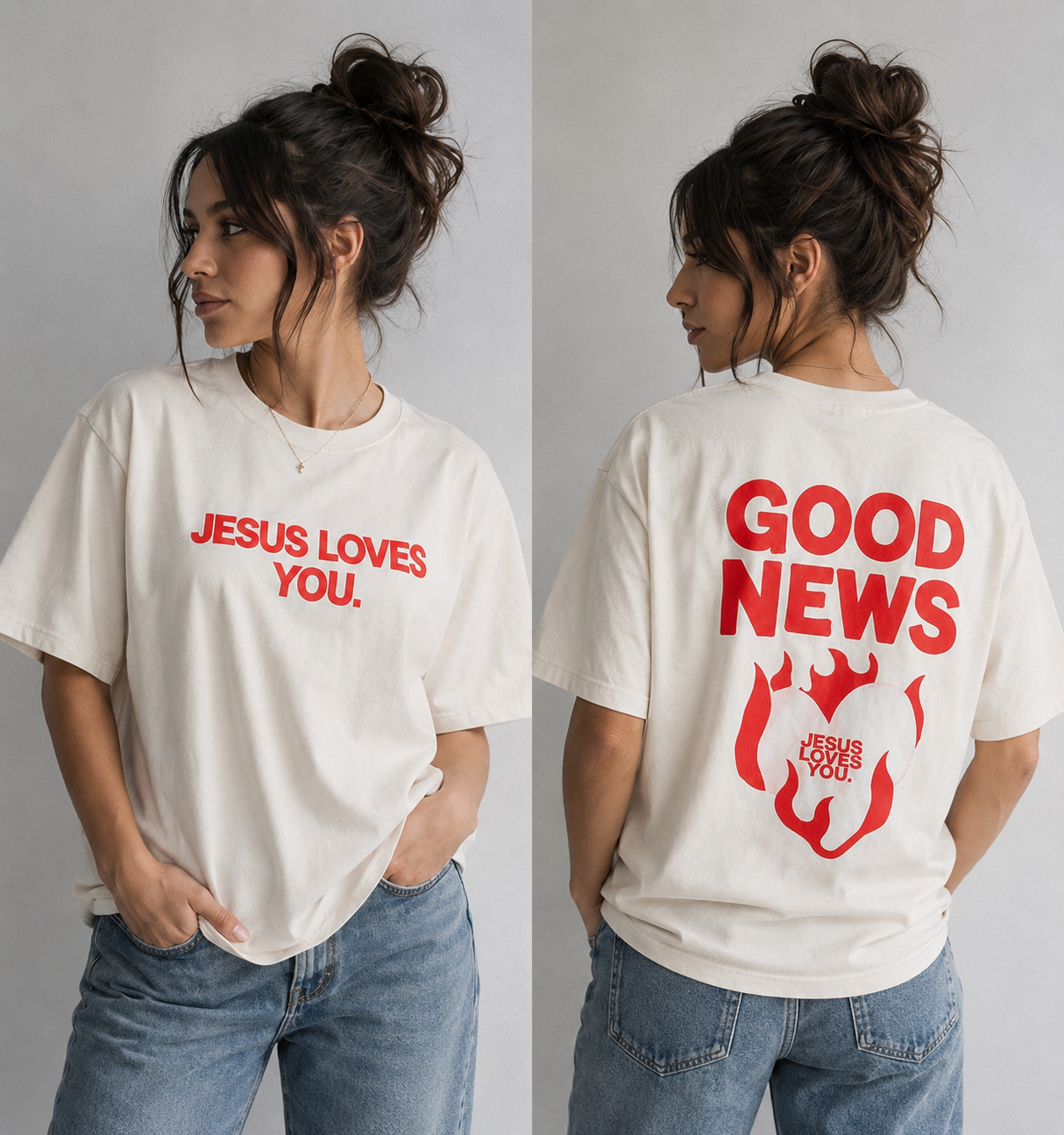 Short Sleeve T-Shirt " Good News"