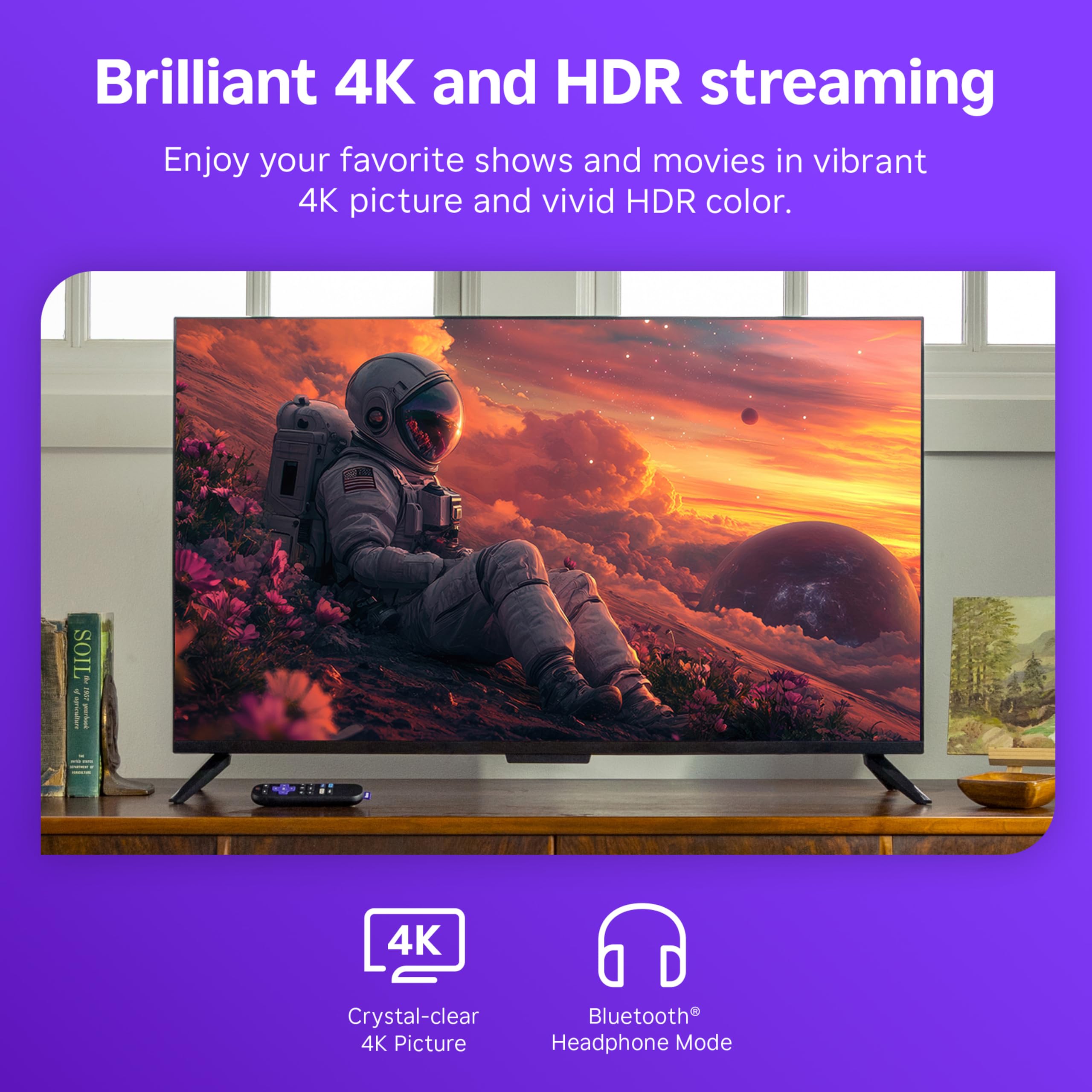 Roku Streaming Stick Plus with Voice Remote - 4K & HDR10+
